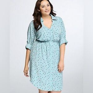 Torrid Anchor Print Dress NWT Size 1X